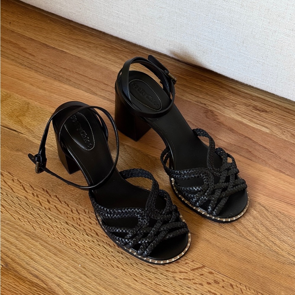 See‎ by Chloé Women's Strappy Block-Heel Sandals Size 38